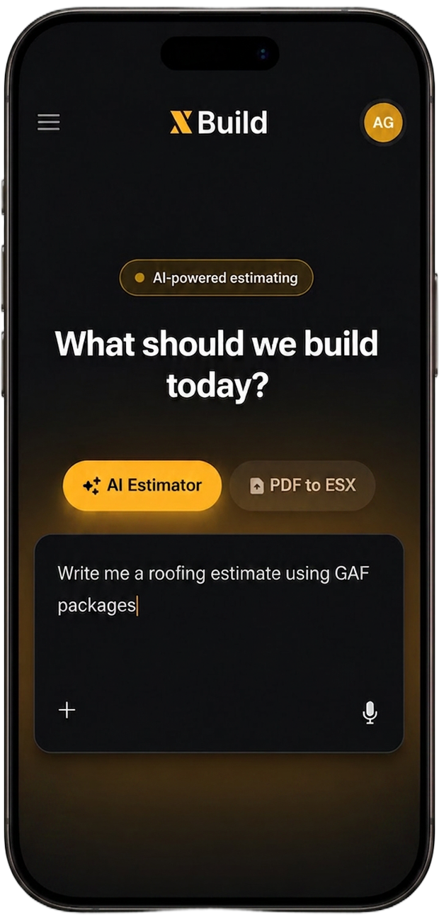 Describe the job. AI writes the estimate.